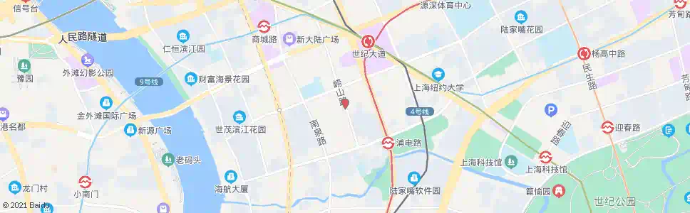 上海崂山路潍坊路_公交站地图_上海公交_妙搜公交查询2025