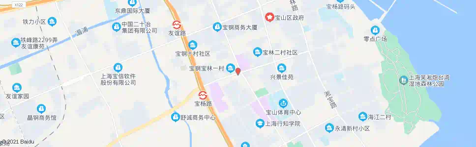 上海宝杨路牡丹江路_公交站地图_上海公交_妙搜公交查询2025