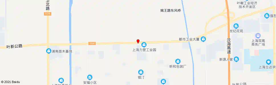 上海叶新公路民发路_公交站地图_上海公交_妙搜公交查询2025