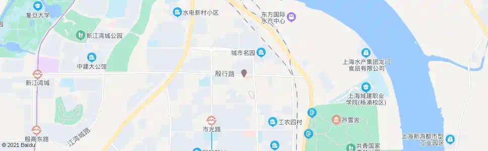 上海工农新村_公交站地图_上海公交_妙搜公交查询2025