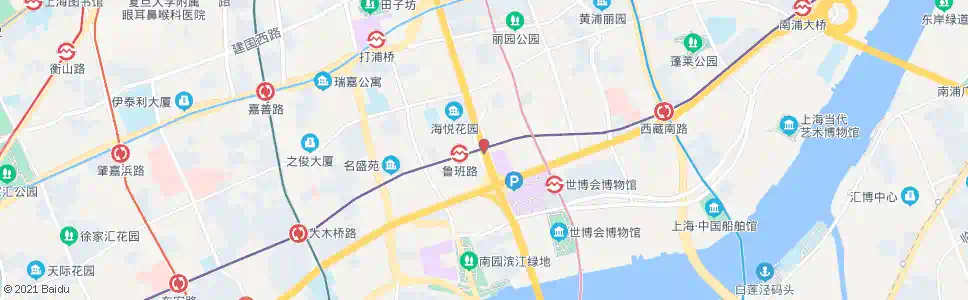 上海鲁班路瞿溪路_公交站地图_上海公交_妙搜公交查询2025