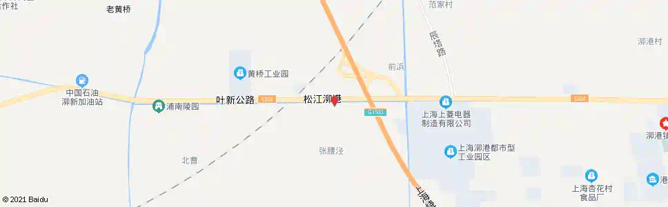 上海腰泾公路叶新公路_公交站地图_上海公交_妙搜公交查询2025