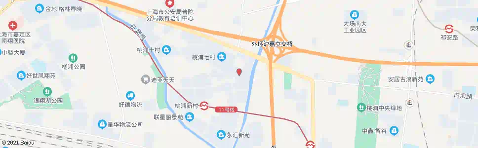 上海桃浦六村(招呼站)_公交站地图_上海公交_妙搜公交查询2025