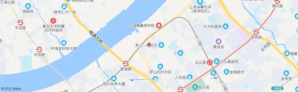 上海德平路浦东大道_公交站地图_上海公交_妙搜公交查询2025