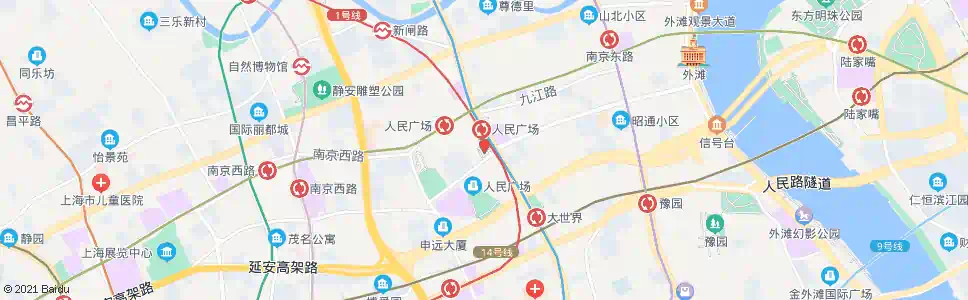 上海城市规划展示馆_公交站地图_上海公交_妙搜公交查询2025