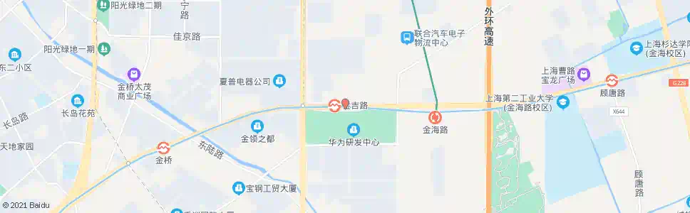 上海金海路金吉路_公交站地图_上海公交_妙搜公交查询2025