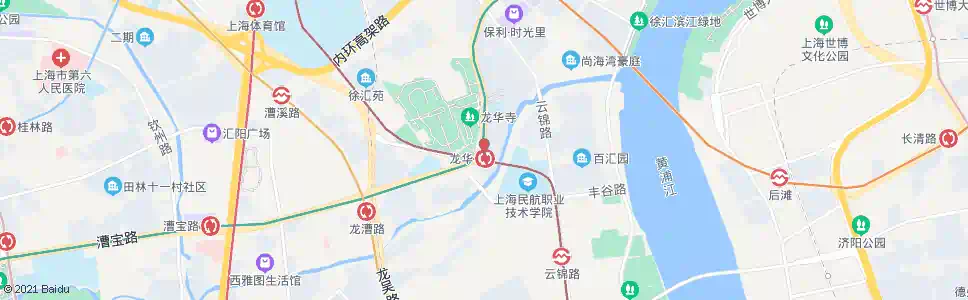 上海龙华站_公交站地图_上海公交_妙搜公交查询2025