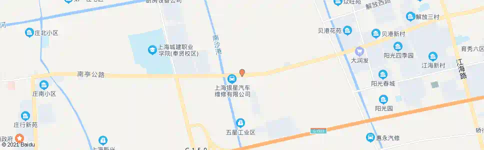 上海南亭公路五星路_公交站地图_上海公交_妙搜公交查询2025