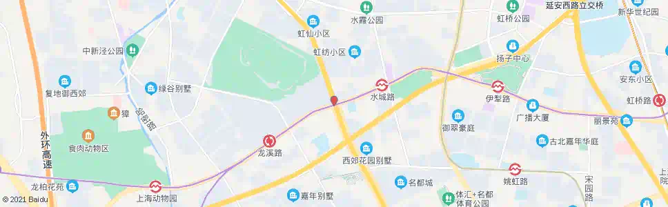 上海虹桥路虹许路_公交站地图_上海公交_妙搜公交查询2025