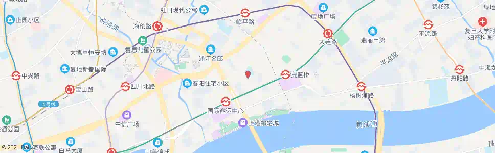 上海唐山路高阳路_公交站地图_上海公交_妙搜公交查询2025