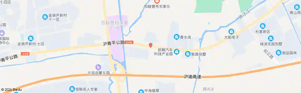 上海方南路沪青平公路(方夏二十一组)_公交站地图_上海公交_妙搜公交查询2025