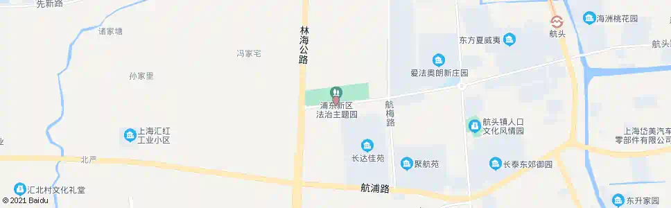 上海航头路航鹤路(下客站)_公交站地图_上海公交_妙搜公交查询2025