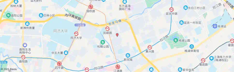 上海抚顺路长岭路_公交站地图_上海公交_妙搜公交查询2025