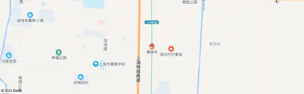 上海惠南东站_公交站地图_上海公交_妙搜公交查询2025