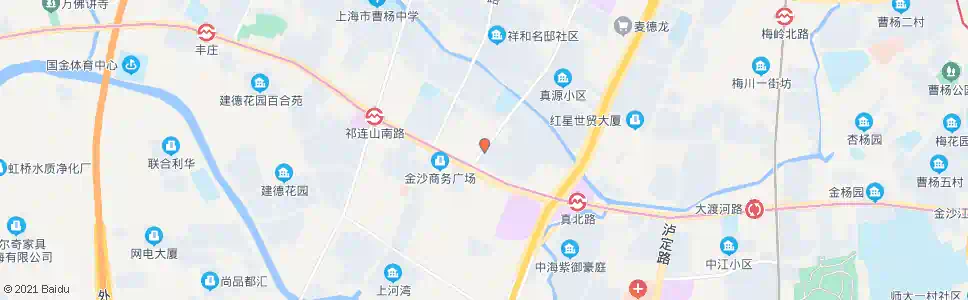 上海真光路金沙江路_公交站地图_上海公交_妙搜公交查询2025