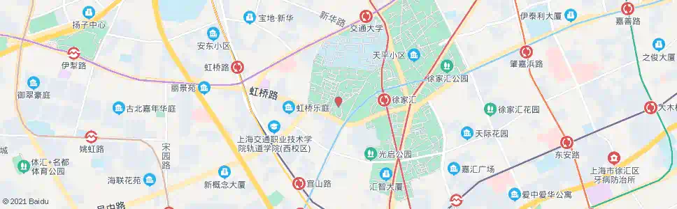 上海广元西路虹桥路_公交站地图_上海公交_妙搜公交查询2025