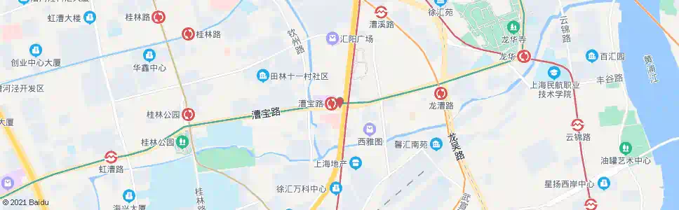 上海漕河泾(漕宝路沪闵路轨道交通1号线漕宝路站)_公交站地图_上海公交_妙搜公交查询2025