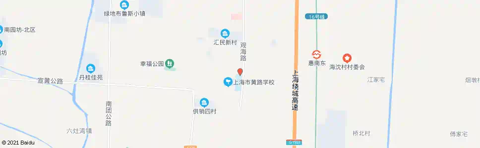 上海黄路中学_公交站地图_上海公交_妙搜公交查询2025