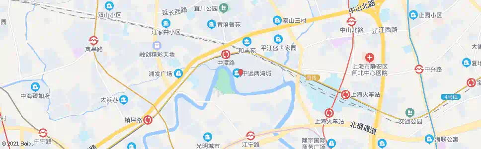 上海中潭路远景路_公交站地图_上海公交_妙搜公交查询2025