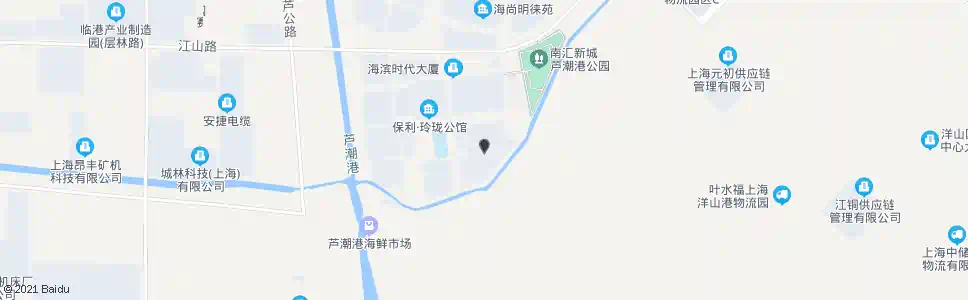 上海芦潮路港辉路_公交站地图_上海公交_妙搜公交查询2025
