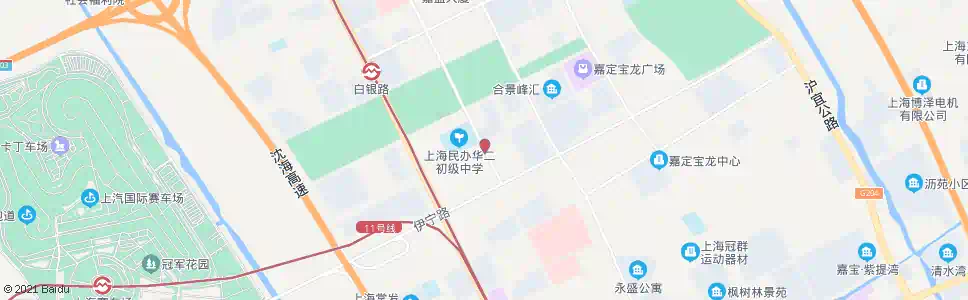 上海合作路宝塔路_公交站地图_上海公交_妙搜公交查询2025