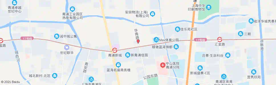 上海华青路盈港东路_公交站地图_上海公交_妙搜公交查询2025