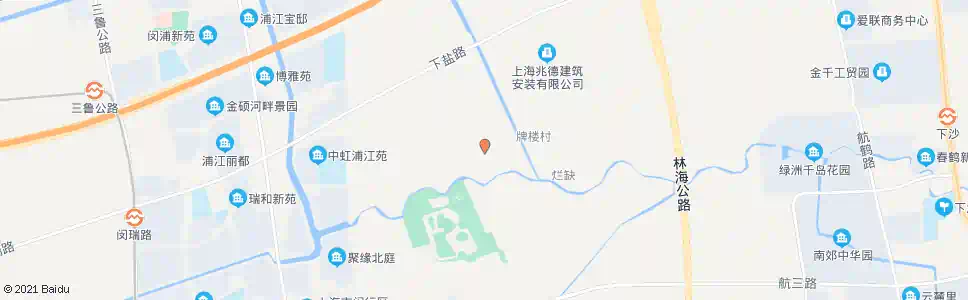 上海牌楼20组_公交站地图_上海公交_妙搜公交查询2025