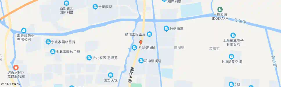上海嘉松中路业煌路_公交站地图_上海公交_妙搜公交查询2025
