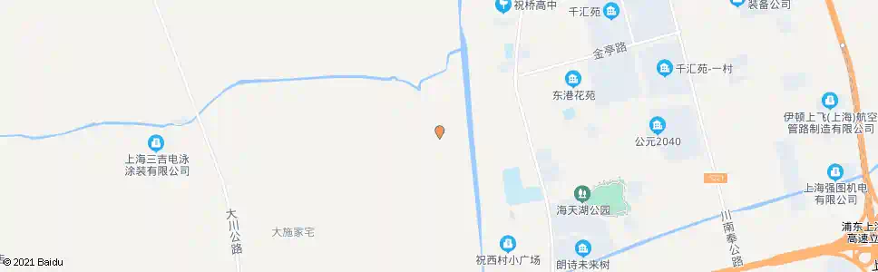 上海祝西村委_公交站地图_上海公交_妙搜公交查询2025