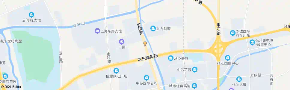 上海金桥路龙东大道_公交站地图_上海公交_妙搜公交查询2025