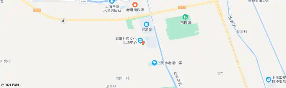 上海老港镇文化中心_公交站地图_上海公交_妙搜公交查询2025