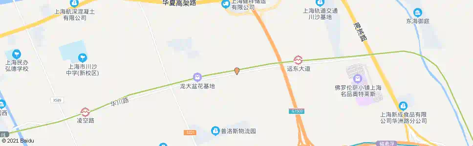 上海华洲路新营村_公交站地图_上海公交_妙搜公交查询2025