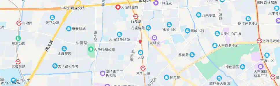 上海华灵路新沪路_公交站地图_上海公交_妙搜公交查询2025