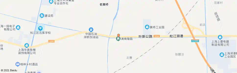 上海叶新公路六里庵公路(招呼站)_公交站地图_上海公交_妙搜公交查询2025