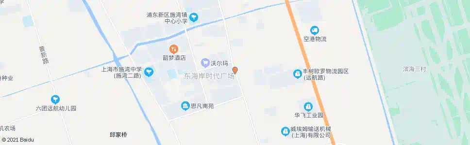 上海川南奉公路航城五路_公交站地图_上海公交_妙搜公交查询2025