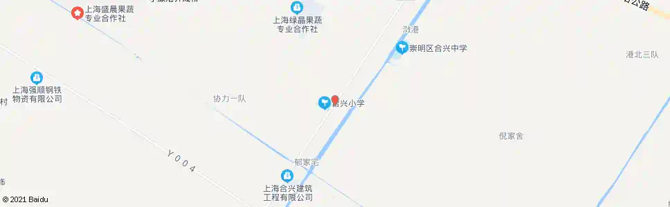 上海合兴小学(招呼站)_公交站地图_上海公交_妙搜公交查询2025