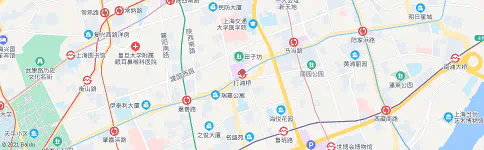 上海徐家汇路打浦桥_公交站地图_上海公交_妙搜公交查询2025