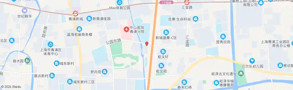 上海华乐路公园东路(高级中学)_公交站地图_上海公交_妙搜公交查询2025