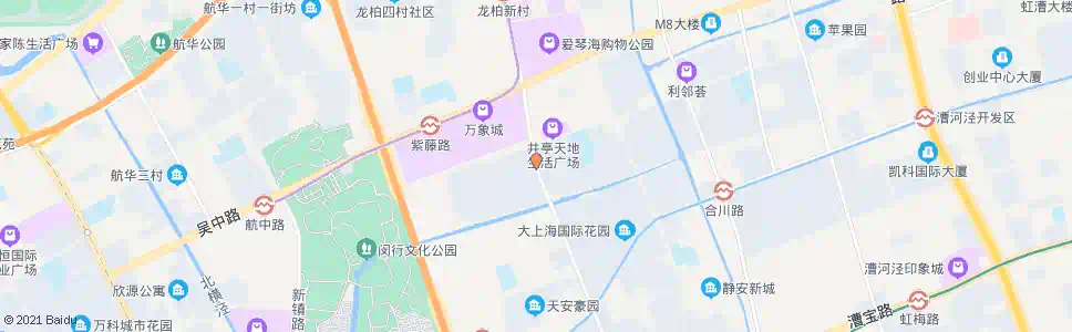 上海虹莘路虹泉路_公交站地图_上海公交_妙搜公交查询2025