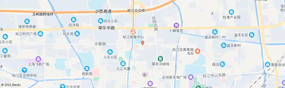 上海乐都路九峰路_公交站地图_上海公交_妙搜公交查询2025