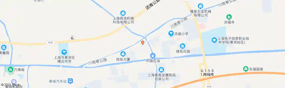 上海川南奉公路洪朱公路_公交站地图_上海公交_妙搜公交查询2025