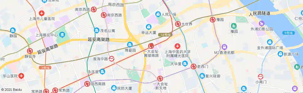 上海马当路淮海中路_公交站地图_上海公交_妙搜公交查询2025