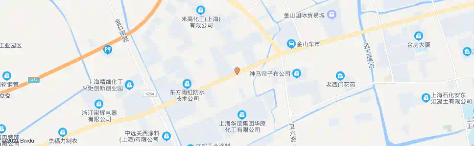 上海金山大道春华路_公交站地图_上海公交_妙搜公交查询2025