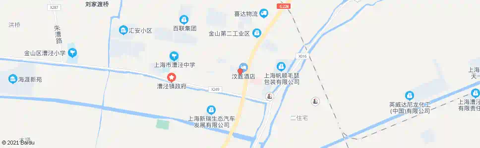 上海漕泾医院(招呼站)_公交站地图_上海公交_妙搜公交查询2025