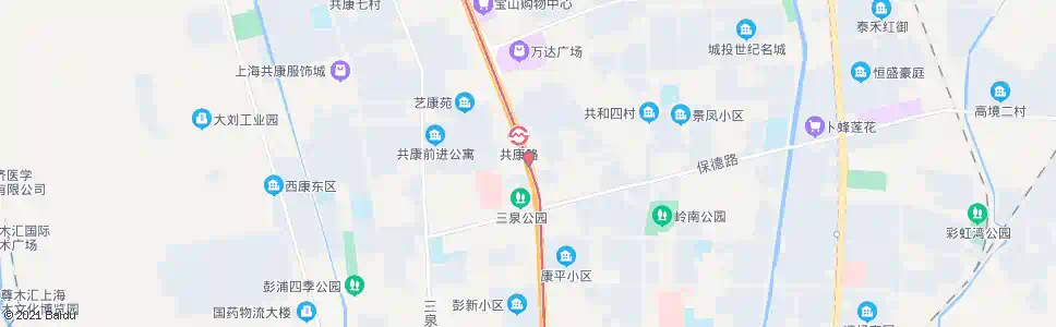 上海共和新路保德路_公交站地图_上海公交_妙搜公交查询2025