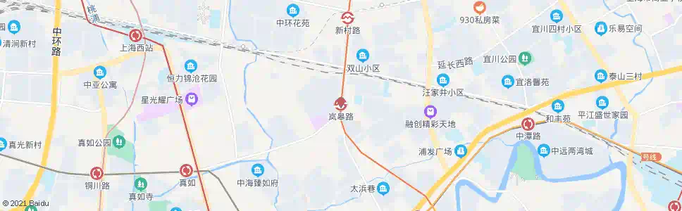 上海石泉路岚皋路_公交站地图_上海公交_妙搜公交查询2025