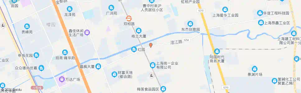 上海澄江路莲花南路_公交站地图_上海公交_妙搜公交查询2025