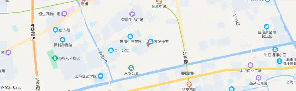 上海顾唐路齐爱路_公交站地图_上海公交_妙搜公交查询2025
