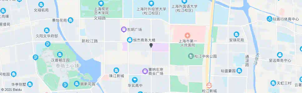 上海西林北路新松江路_公交站地图_上海公交_妙搜公交查询2025