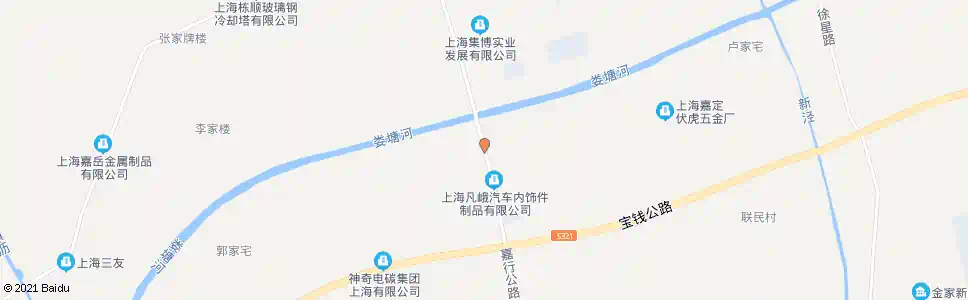 上海塔桥村_公交站地图_上海公交_妙搜公交查询2025
